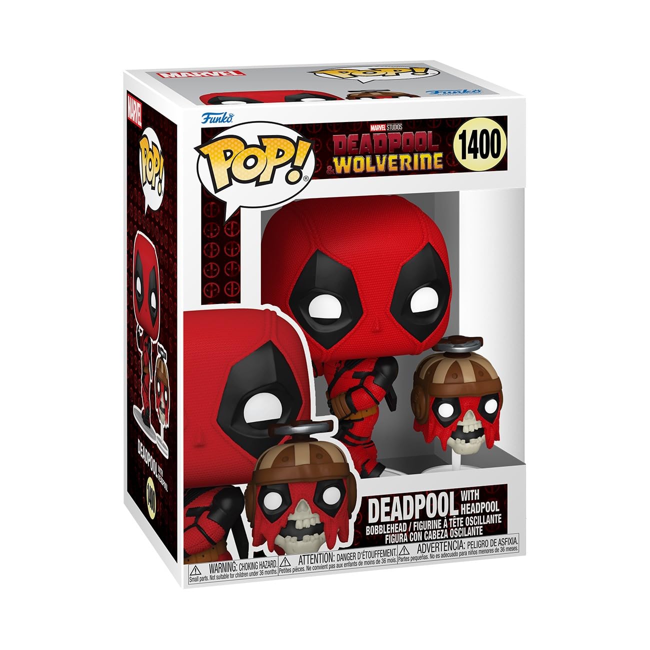 Фигурка Marvel Deadpool Headpool Funko DEADPOOL с HEADPOOL DEADPOOL и WOLVERINE Marvel Funko Pop!