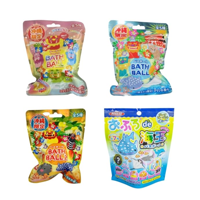 Okinawa Limited Shisa + Okinawa Limited 2 + Okinawa Limited + Bath Sea Ball